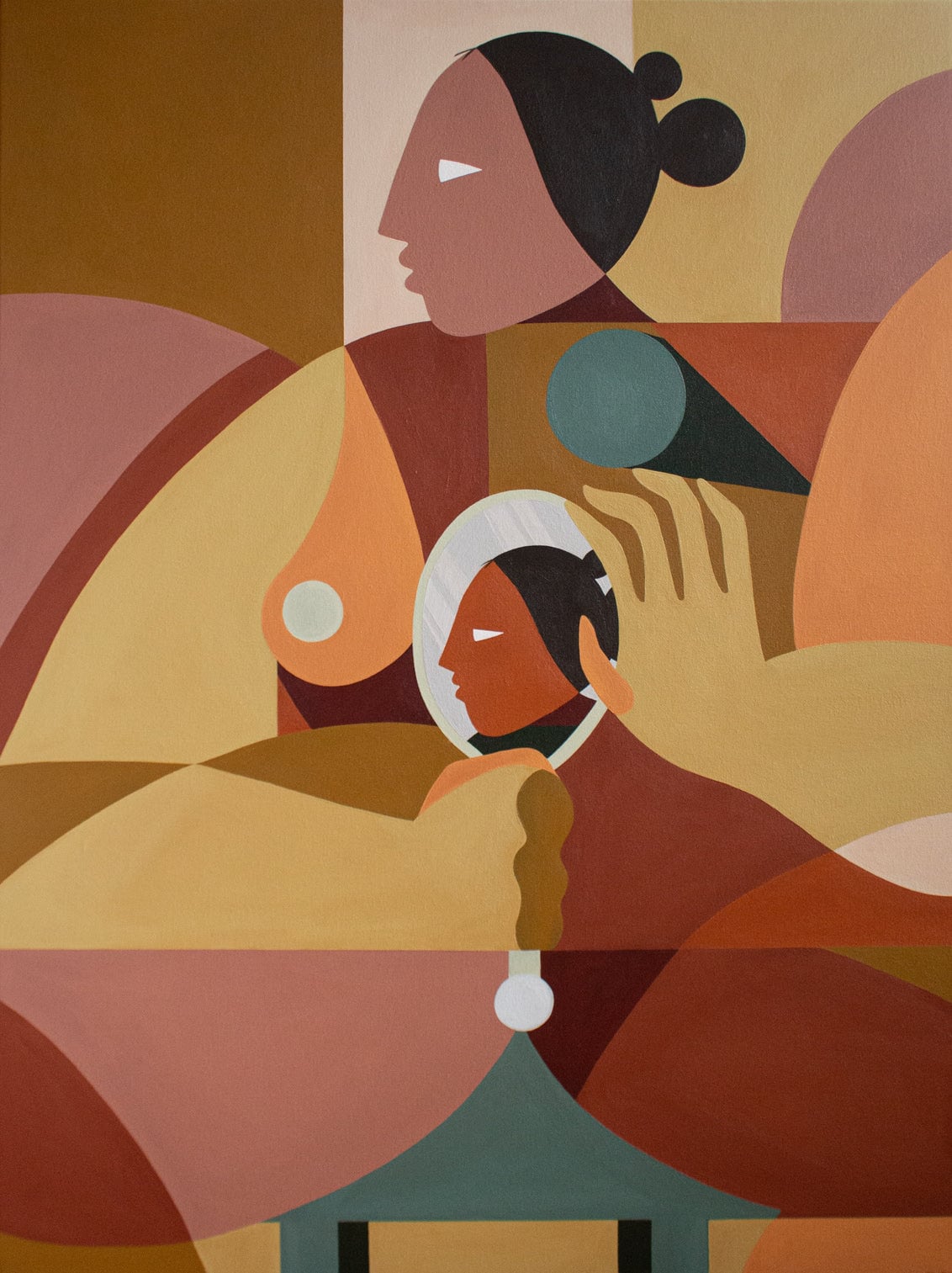 liz flores arte espejo ni de aqui ni de alla