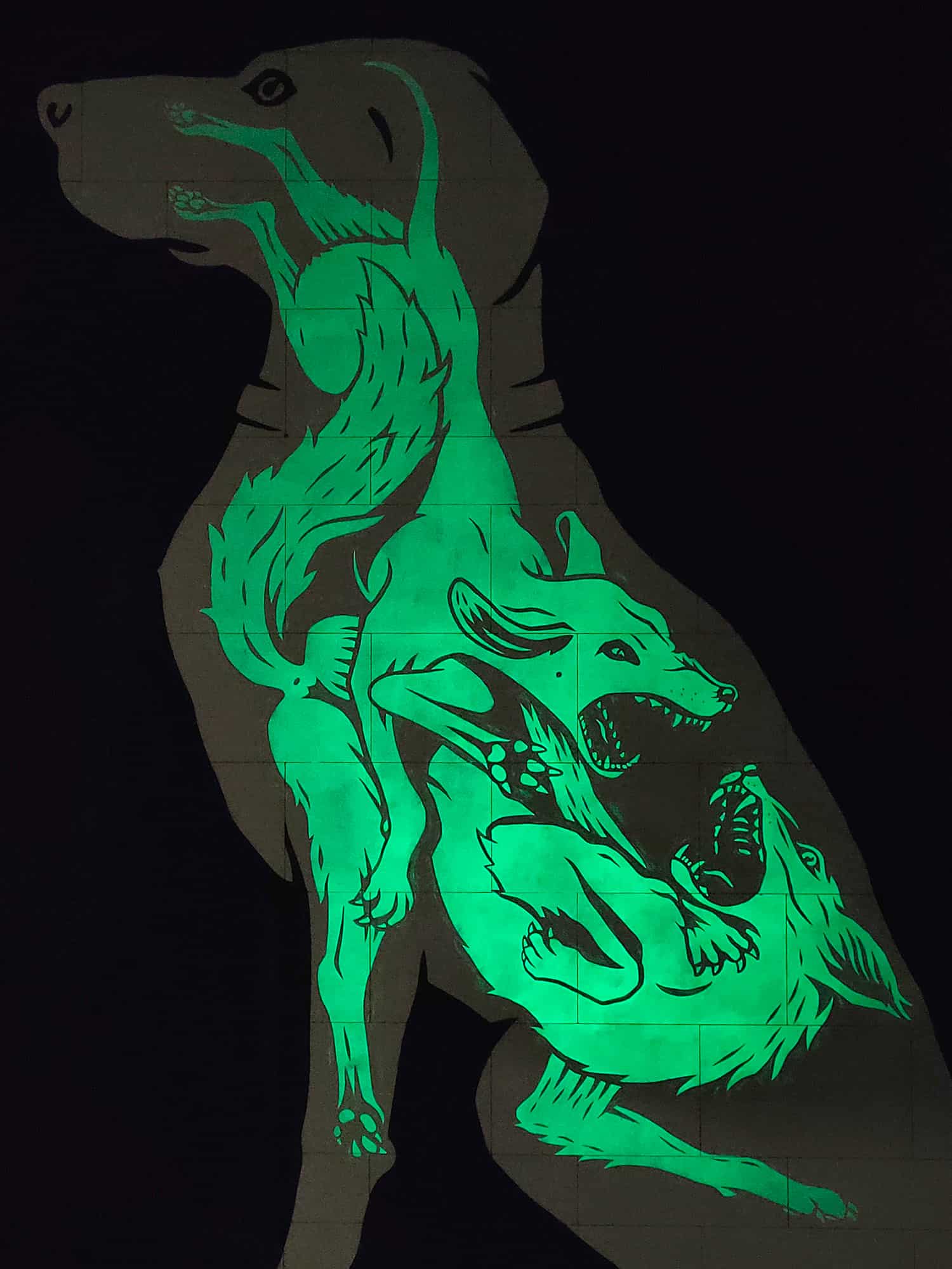 reskate murales luminosos dog det