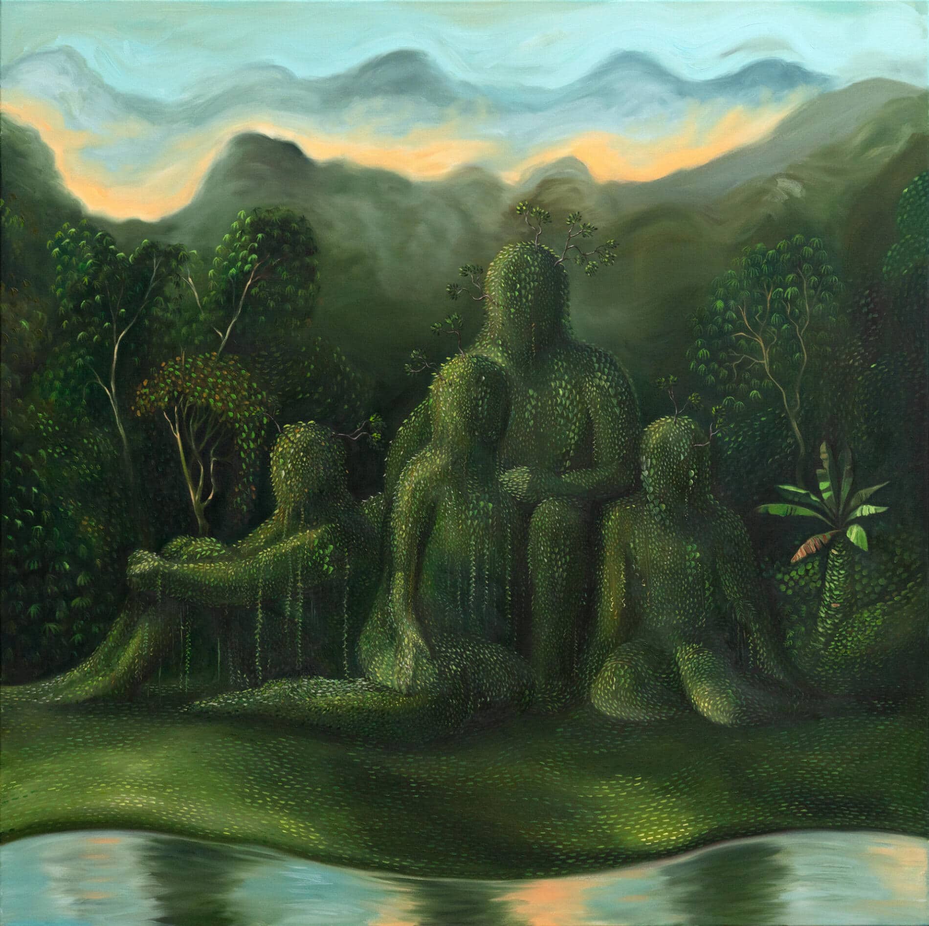 shyama golden pimtura paisajista fantasiosa