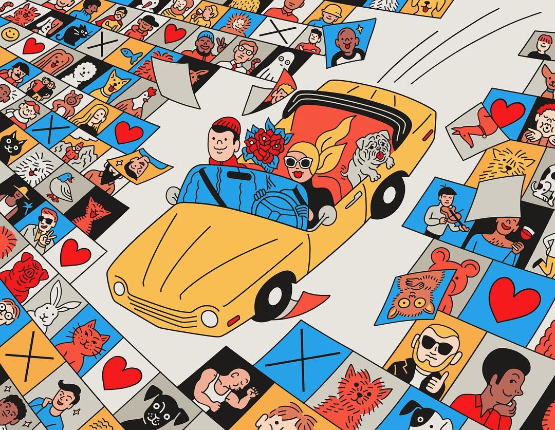 tomi um ilustraciones coche