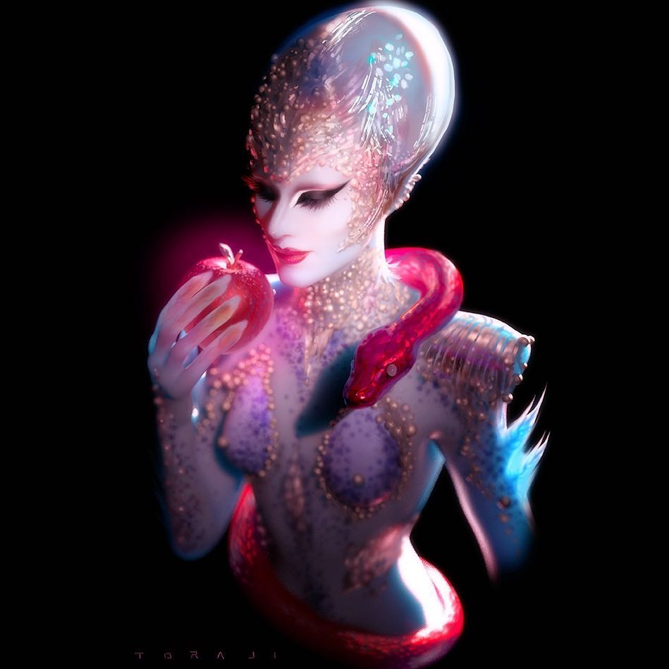 toraji PINTURA DIGITAL ALIEN