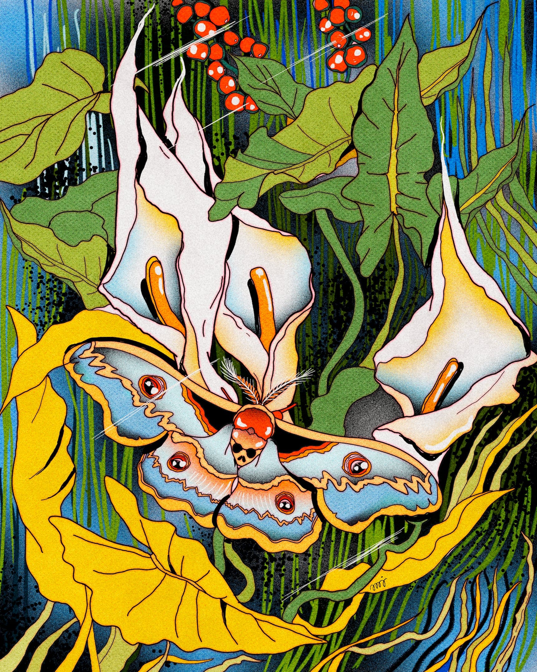 María Jesús Contreras mundos ilustrados mariposa
