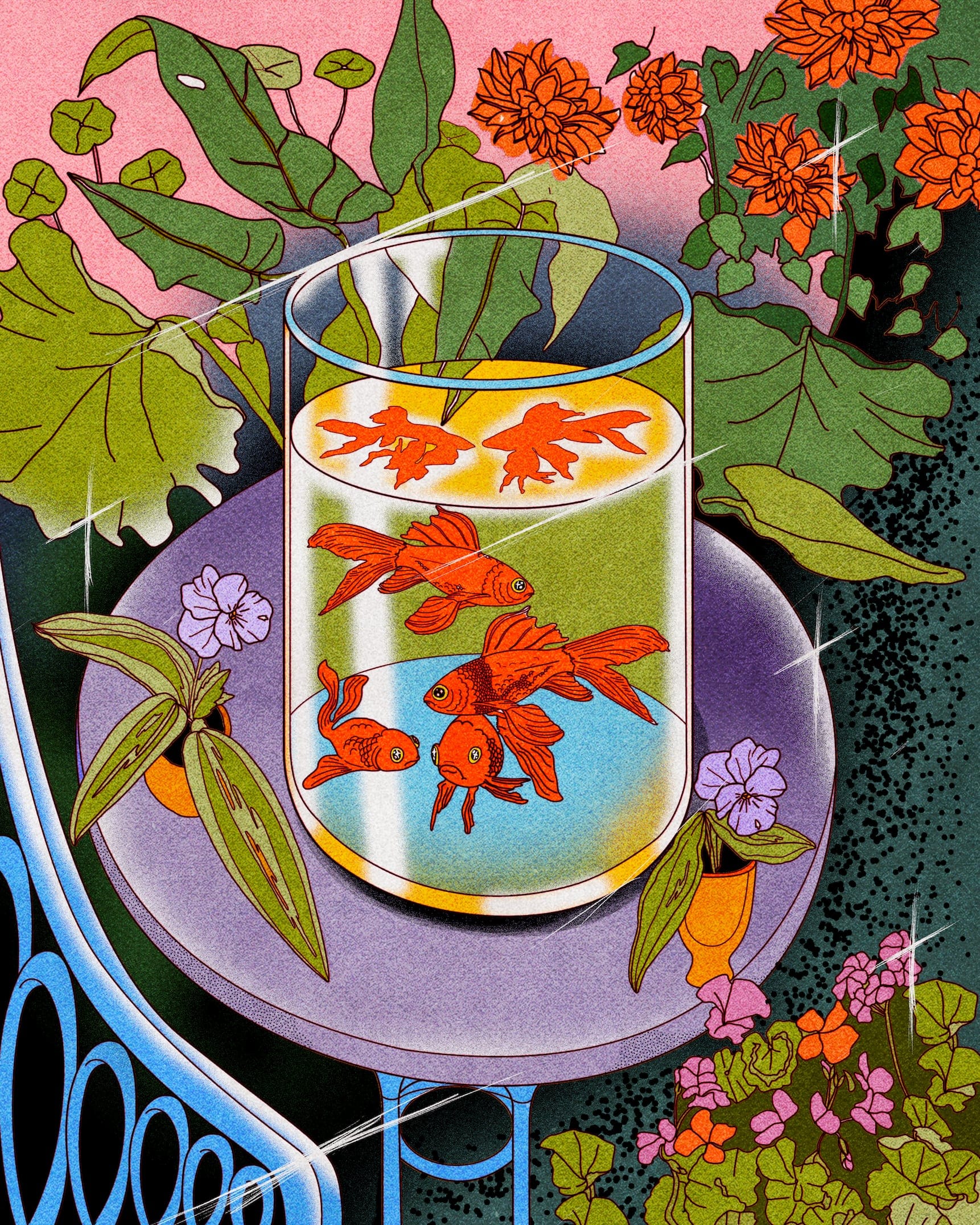 María Jesús Contreras mundos ilustrados peces