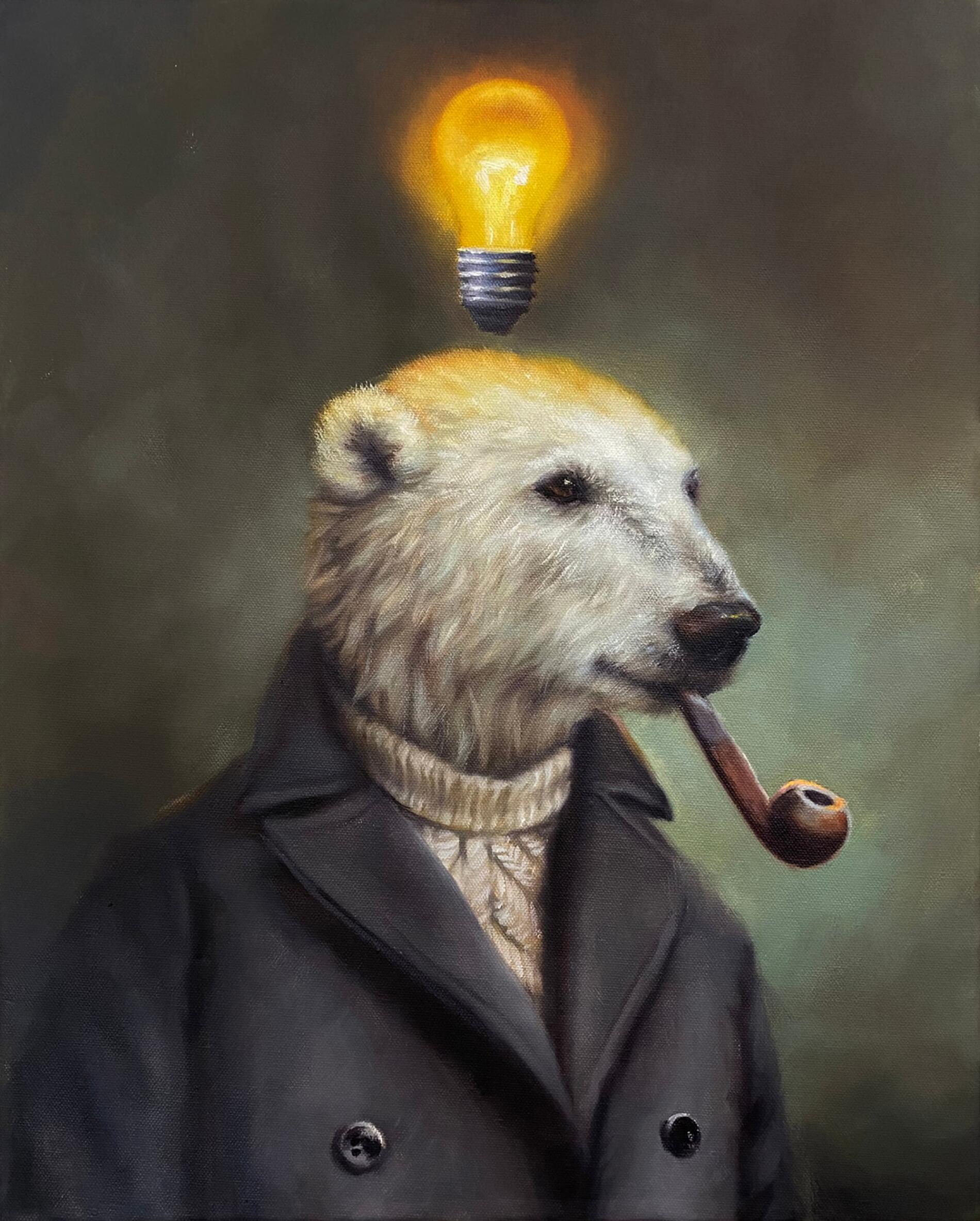 Richard Ahnert pintura antropomorfa
