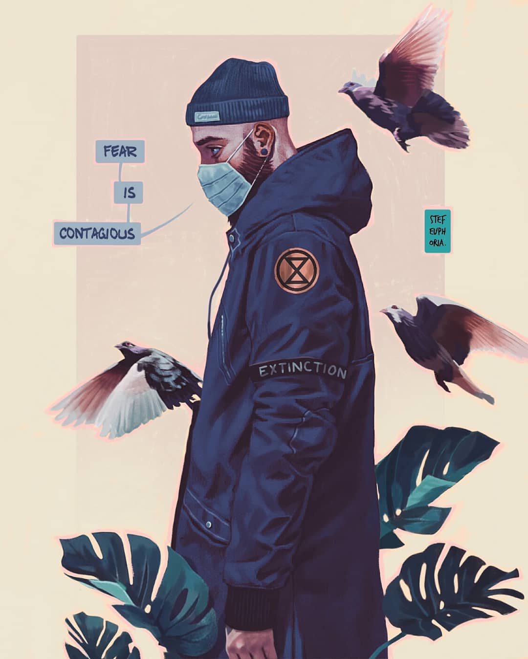 Stef Euphoria arte conceptual fear