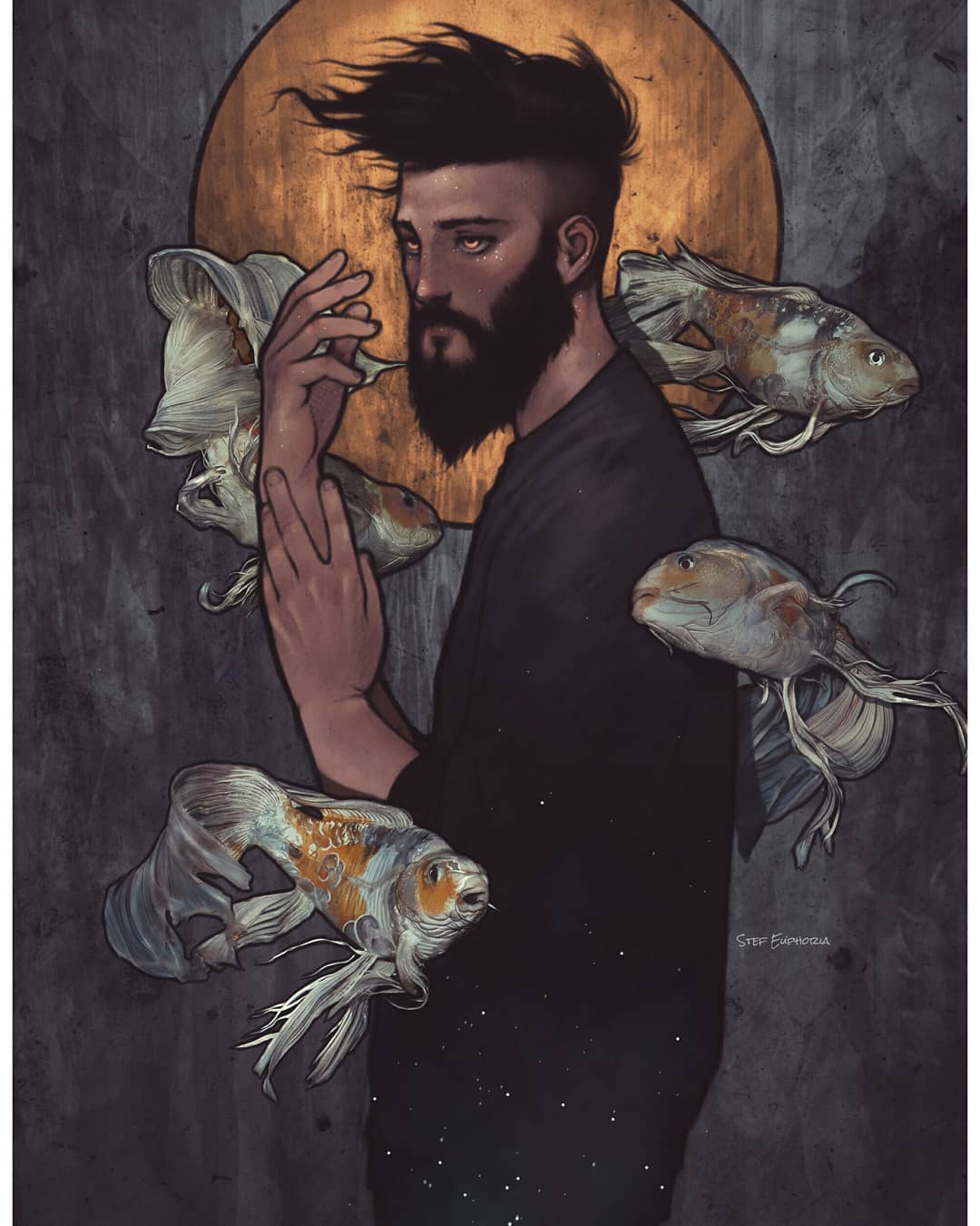Stef Euphoria arte conceptual peces