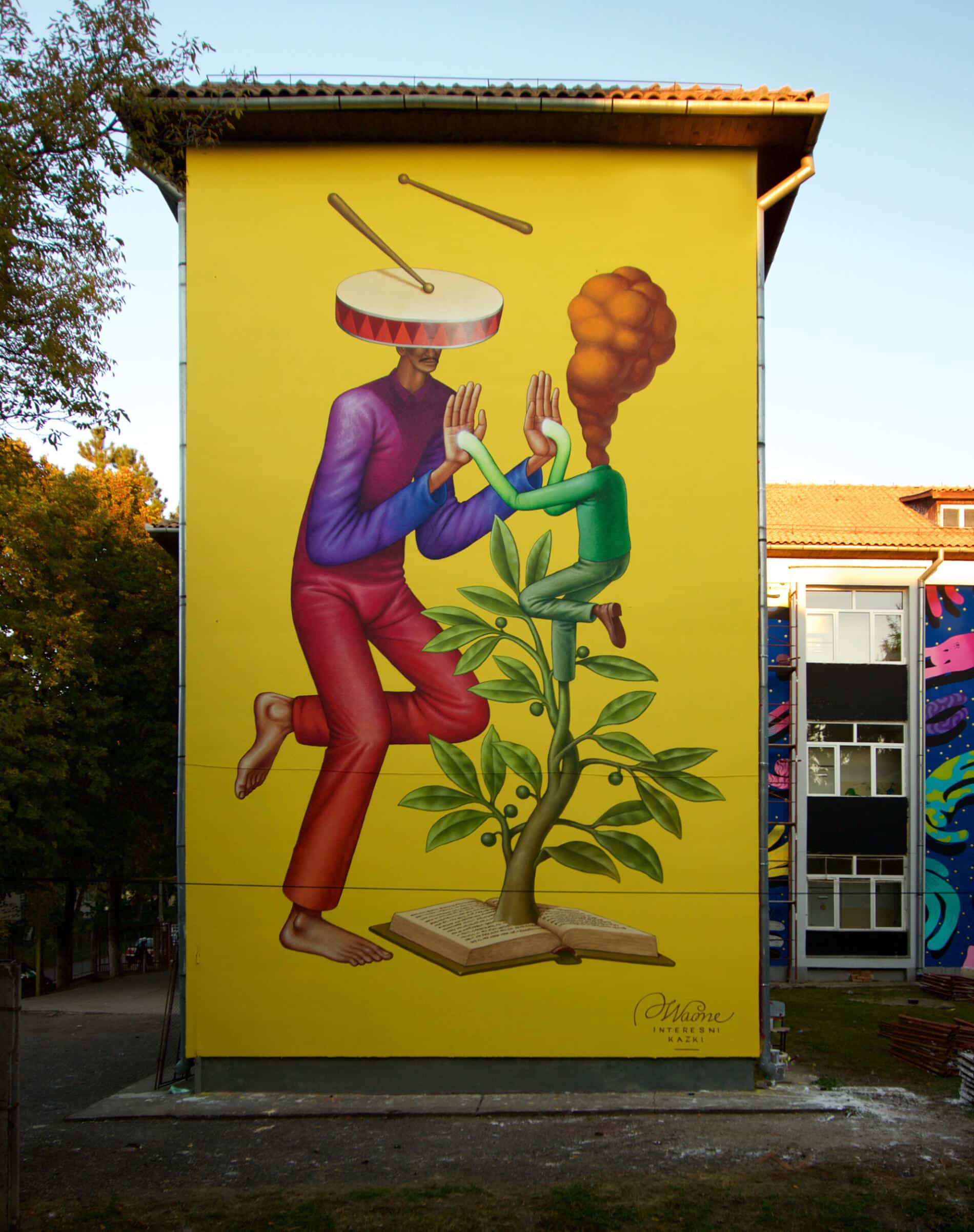 WAONE mural tambor