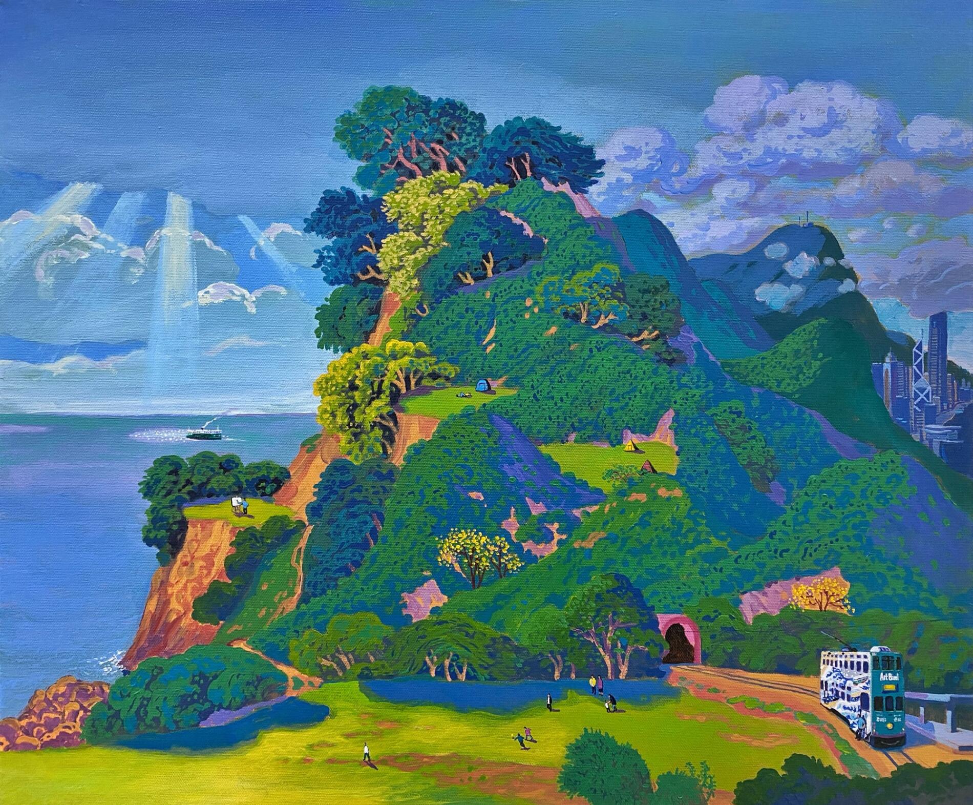 Wong Chun Hei pintura de cielo