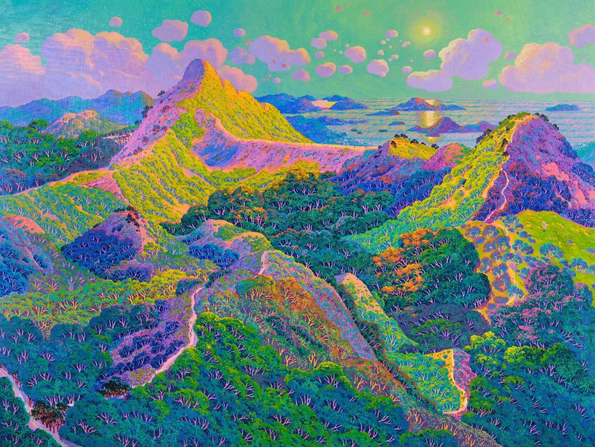 Wong Chun Hei pintura de paisajes