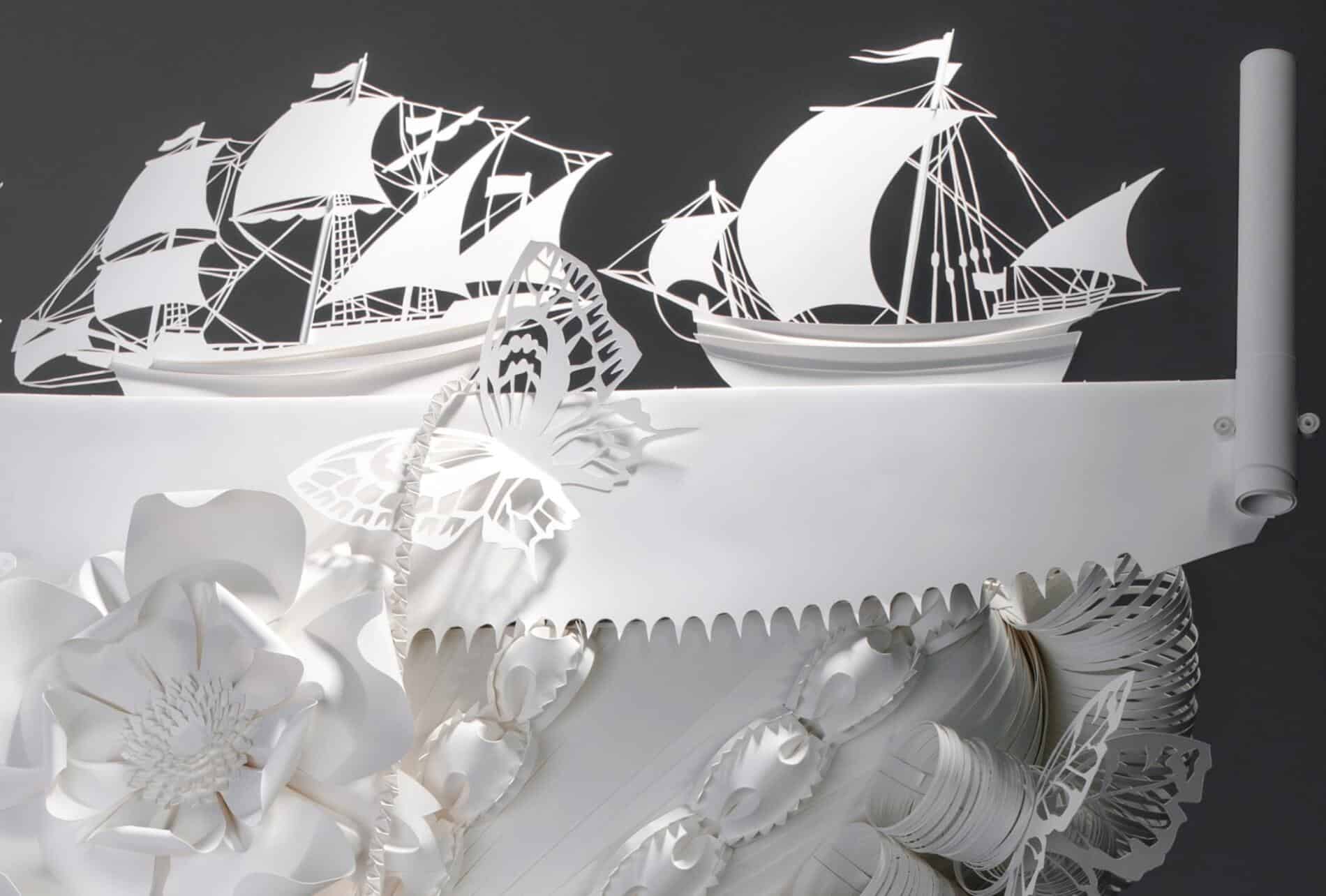 pelucas barrocas arte de pape de Asya Kozina art