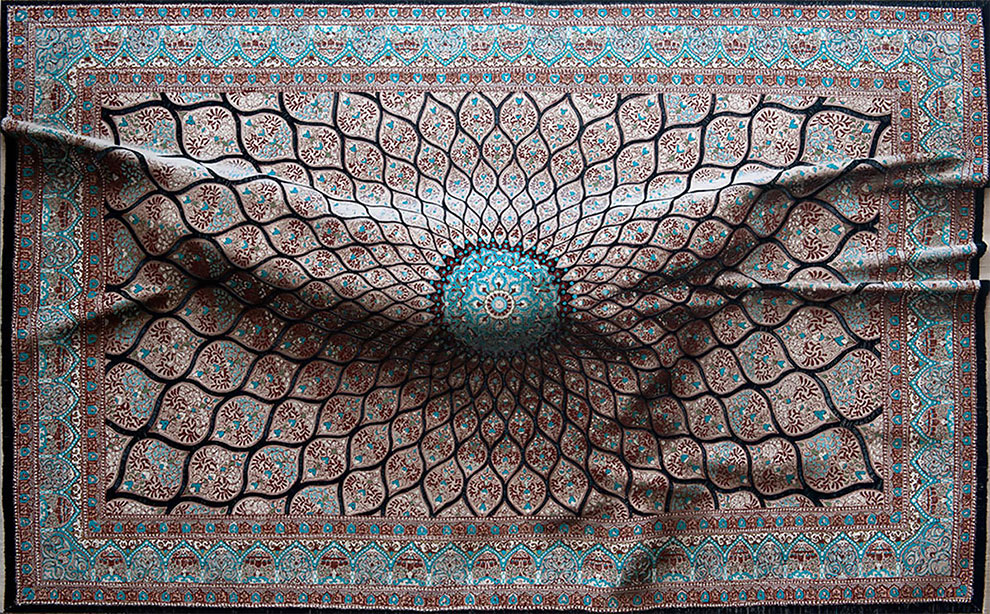 Antonio Santin alfombras hiperealistas ble