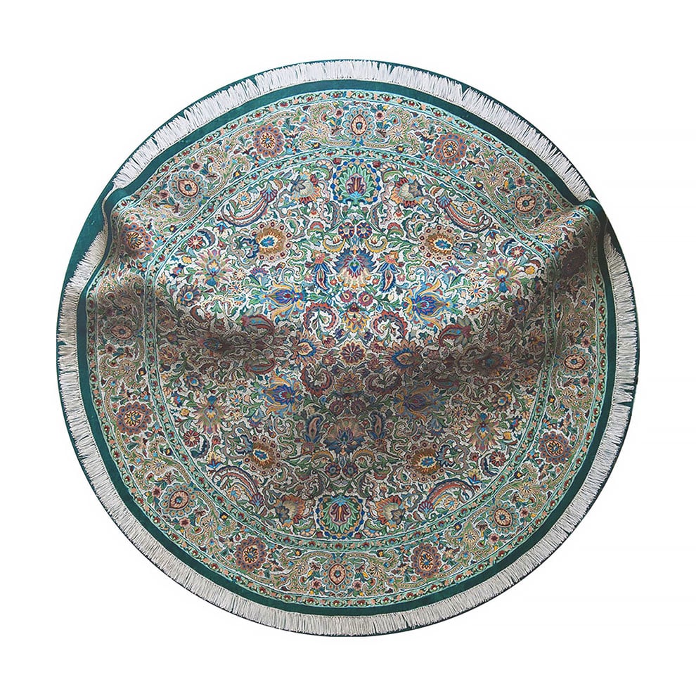 Antonio Santin alfombras hiperealistas circular