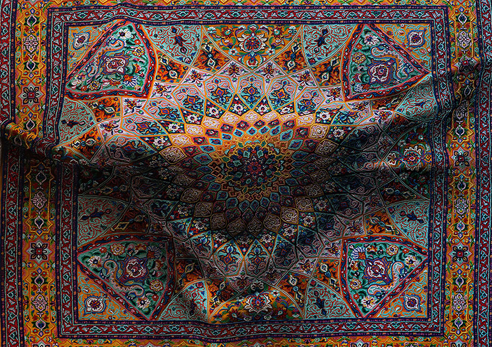 Antonio Santin alfombras hiperealistas tenebrismo