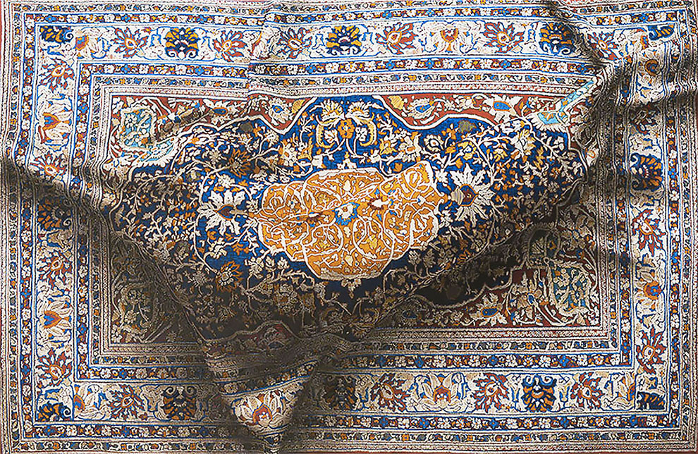 Antonio Santin alfombras hiperealistas