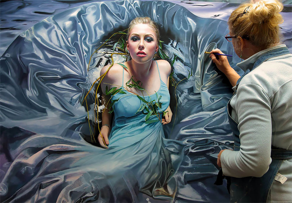 Christiane Vleugels pintura hiperealista
