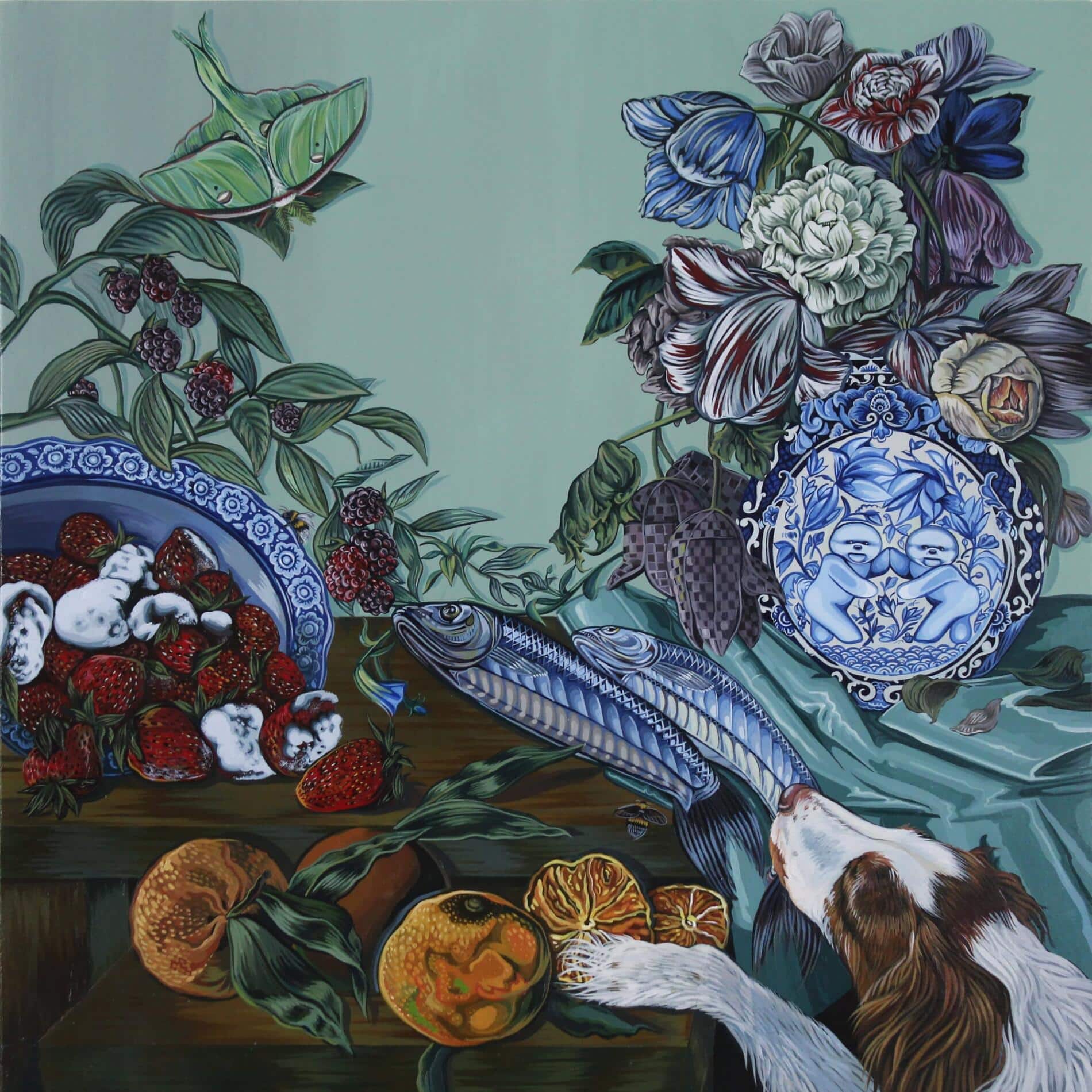 Sabrina Bockler bodegones caoticos old fruit