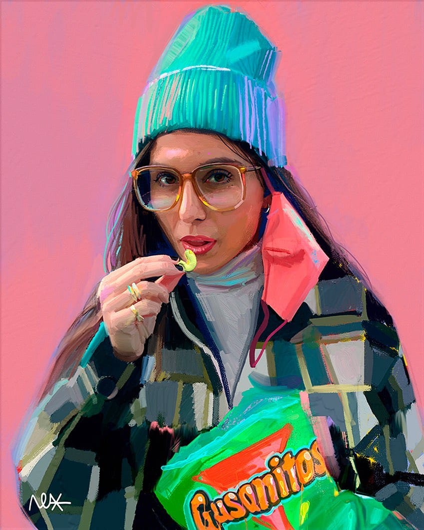 Alex de Marcos retratos mujer leche mujer gusanitos