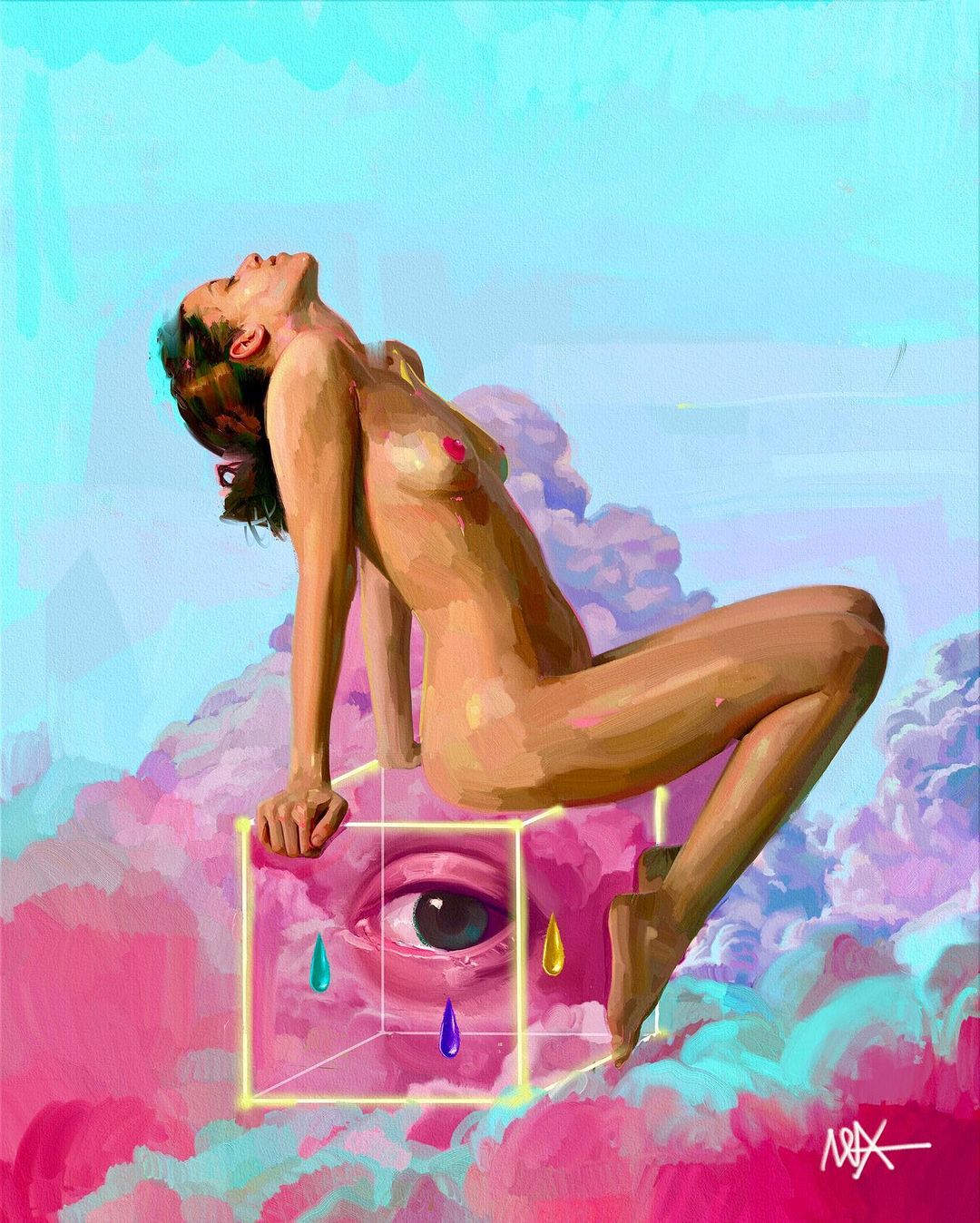 Alex de Marcos retratos mujer surreal hot