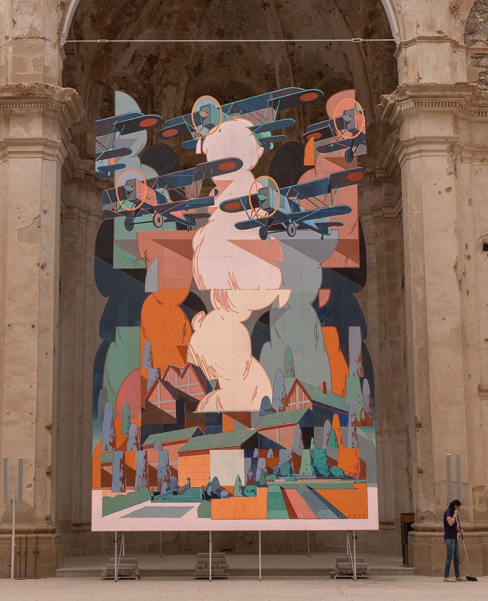 Aryz murales la ruina