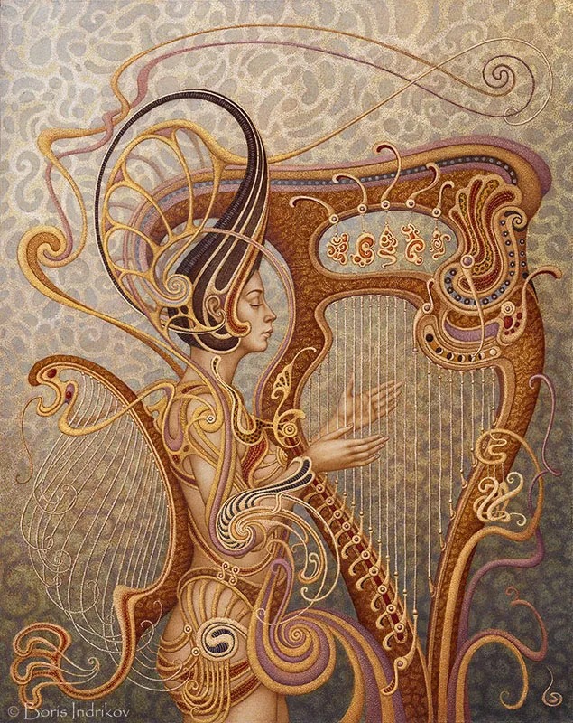 Boris Indrikov realismo fantasia arpa