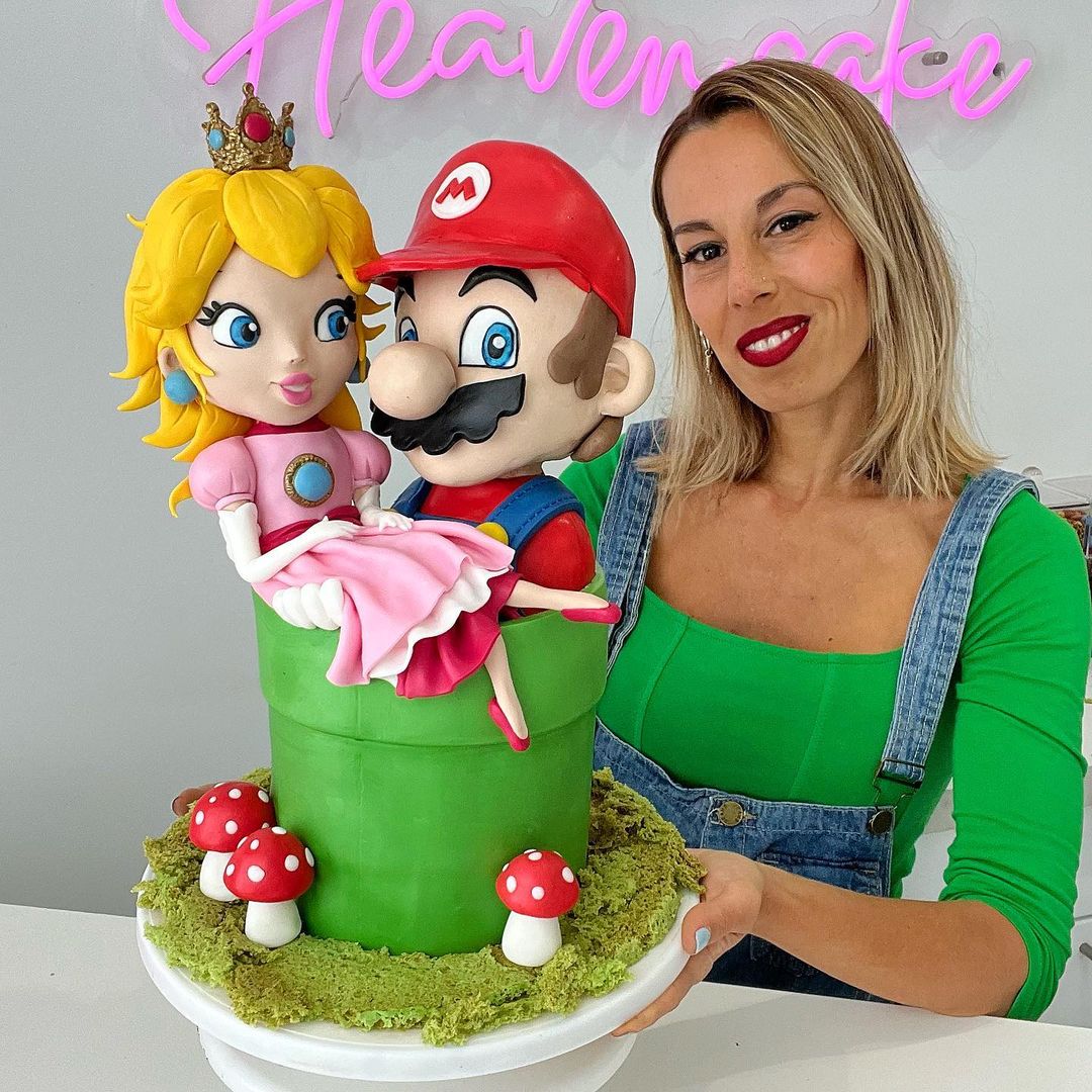 Emilie Tosello tartas 3d super mario