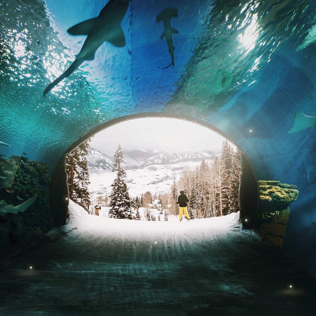 Jati Putra Pratama paisaje surreal nieve