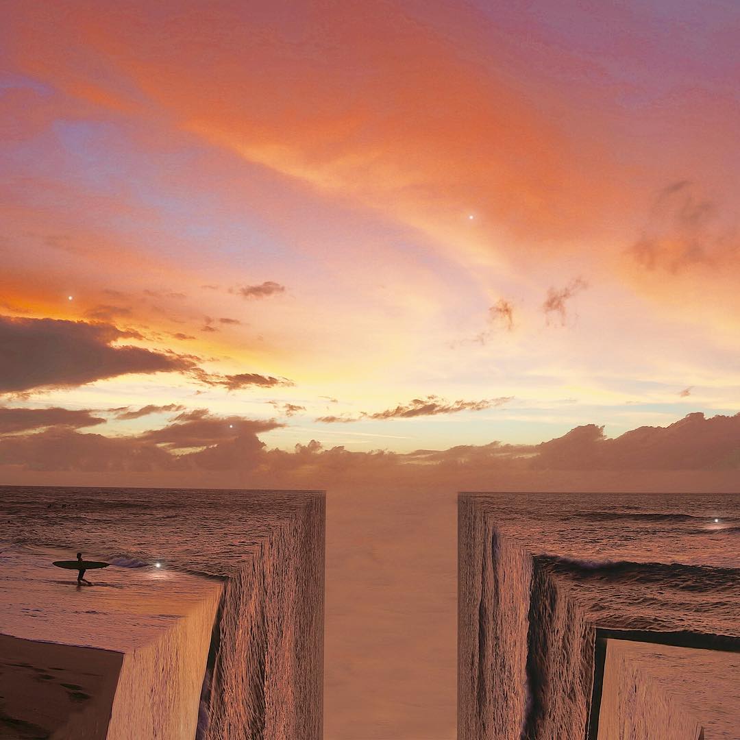 Jati Putra Pratama paisaje surreal surf