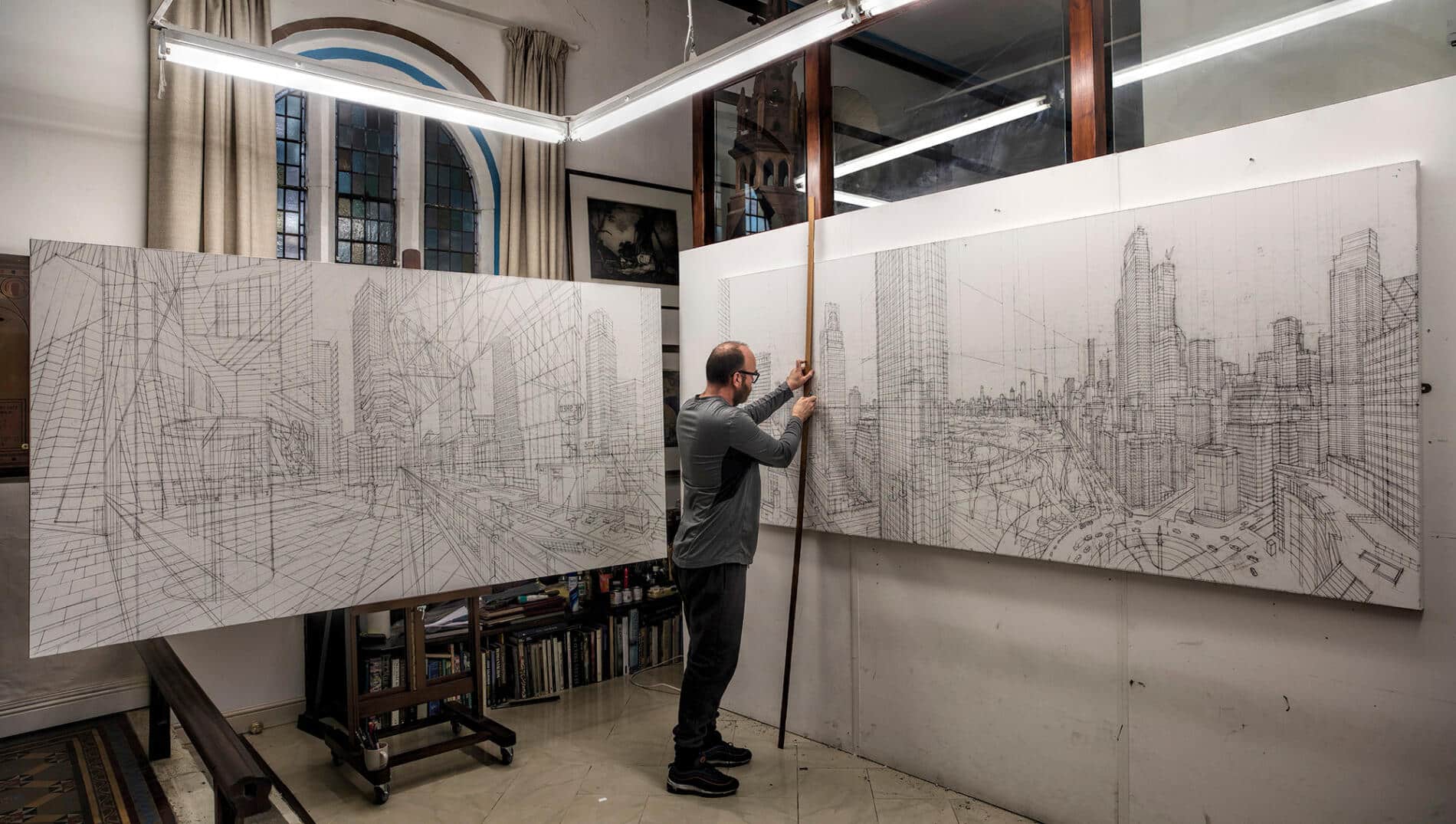 Nathan Walsh hiperrealista bocetos