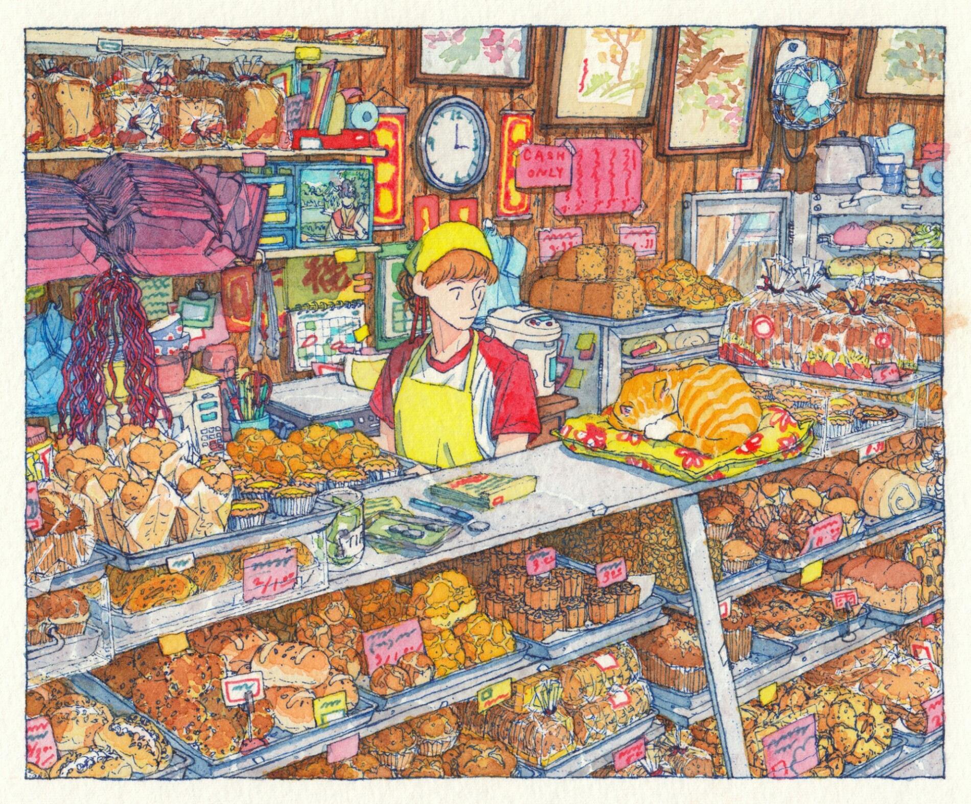 Rain Szeto acuarelas pasteleria