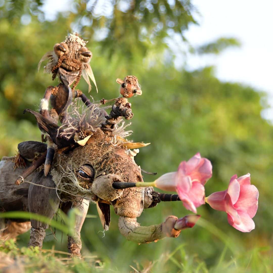 Sylvain Trabut personajes de naturaleza elefante