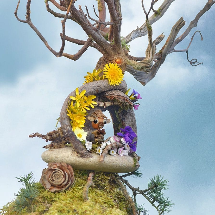 Sylvain Trabut personajes del bosque ramas