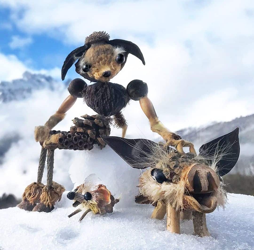 Sylvain Trabut universo vegetal personajes nieve