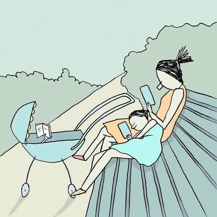 Yuval Robichek ilustraciones movil