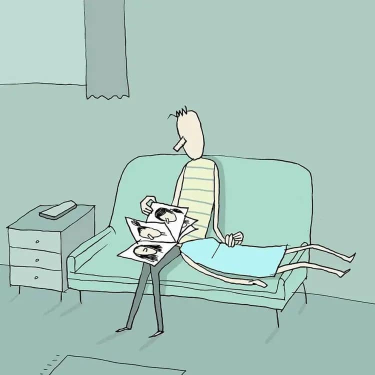 Yuval Robichek ilustraciones mujeres
