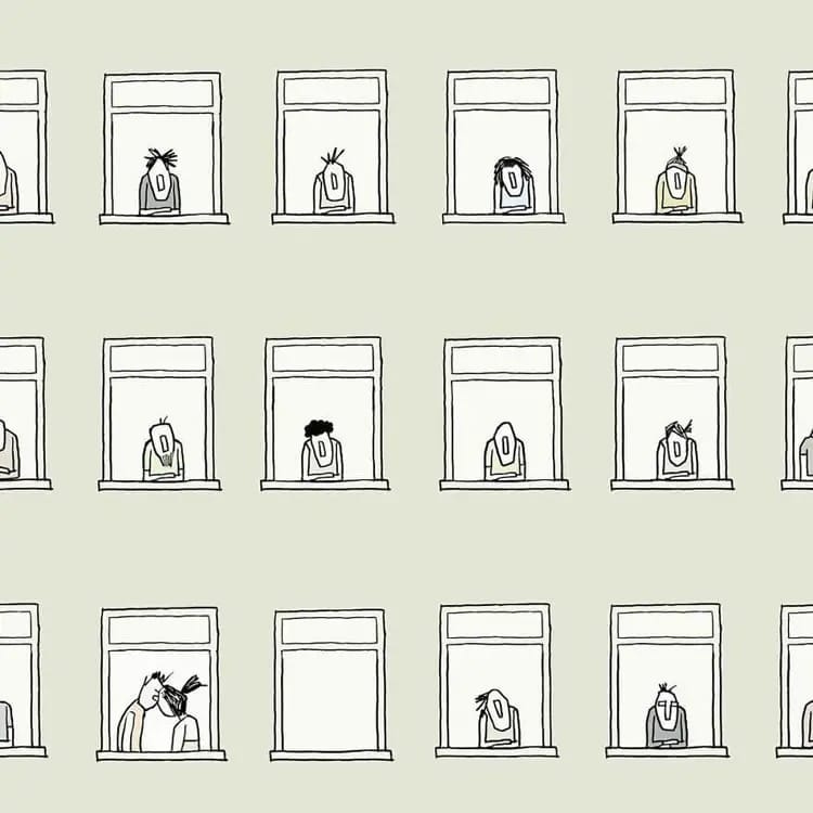 Yuval Robichek ilustraciones ventanas