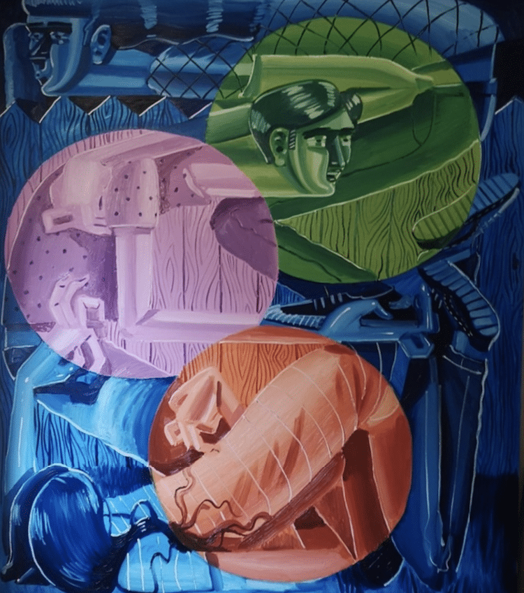 Akos Ezer arte pintura personajes