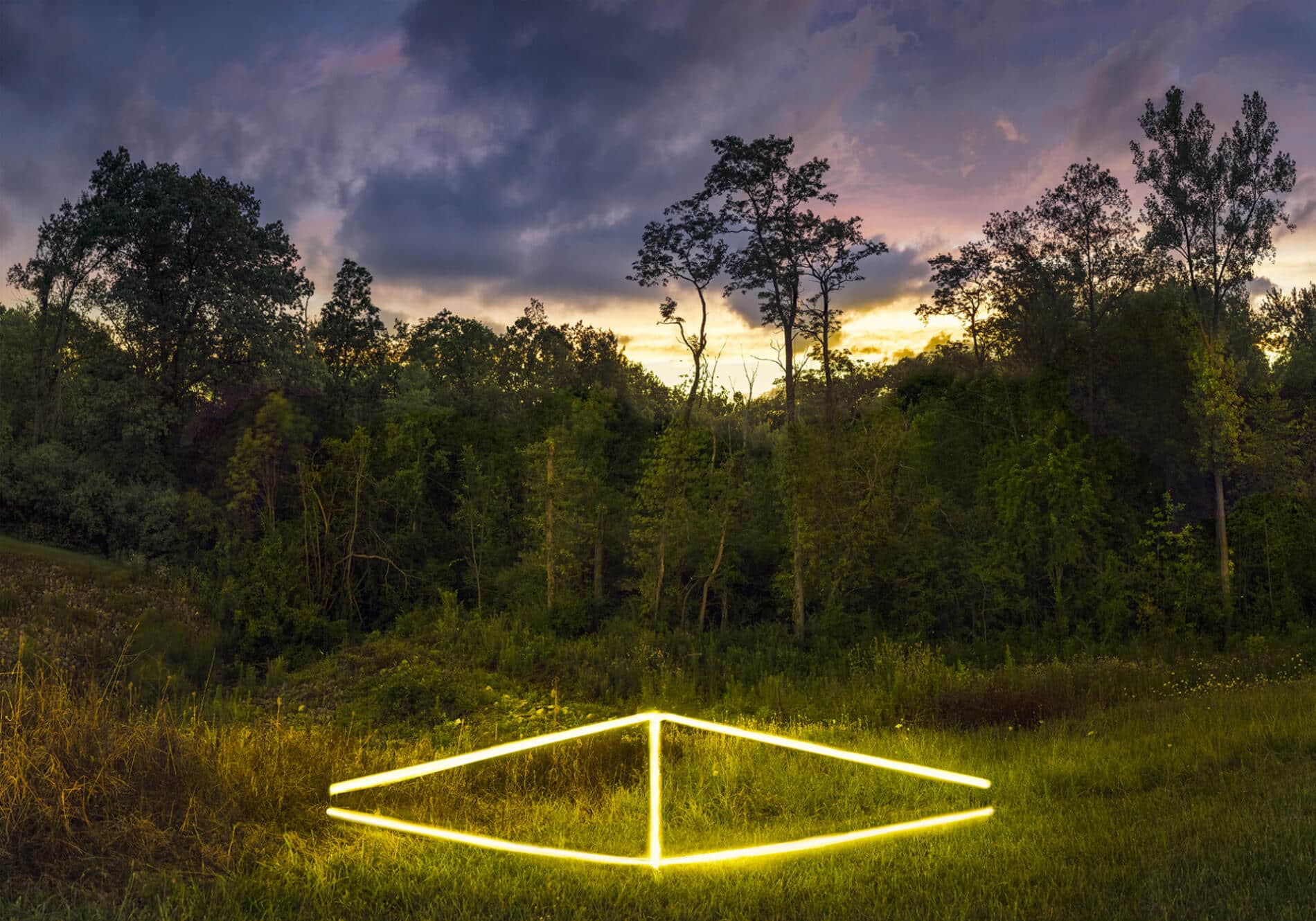 Barry Underwood neon paisaje