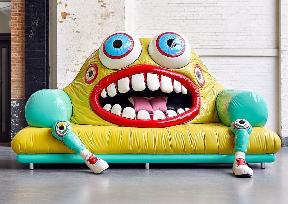 Ken Kelleher SOFA HINCHABLE