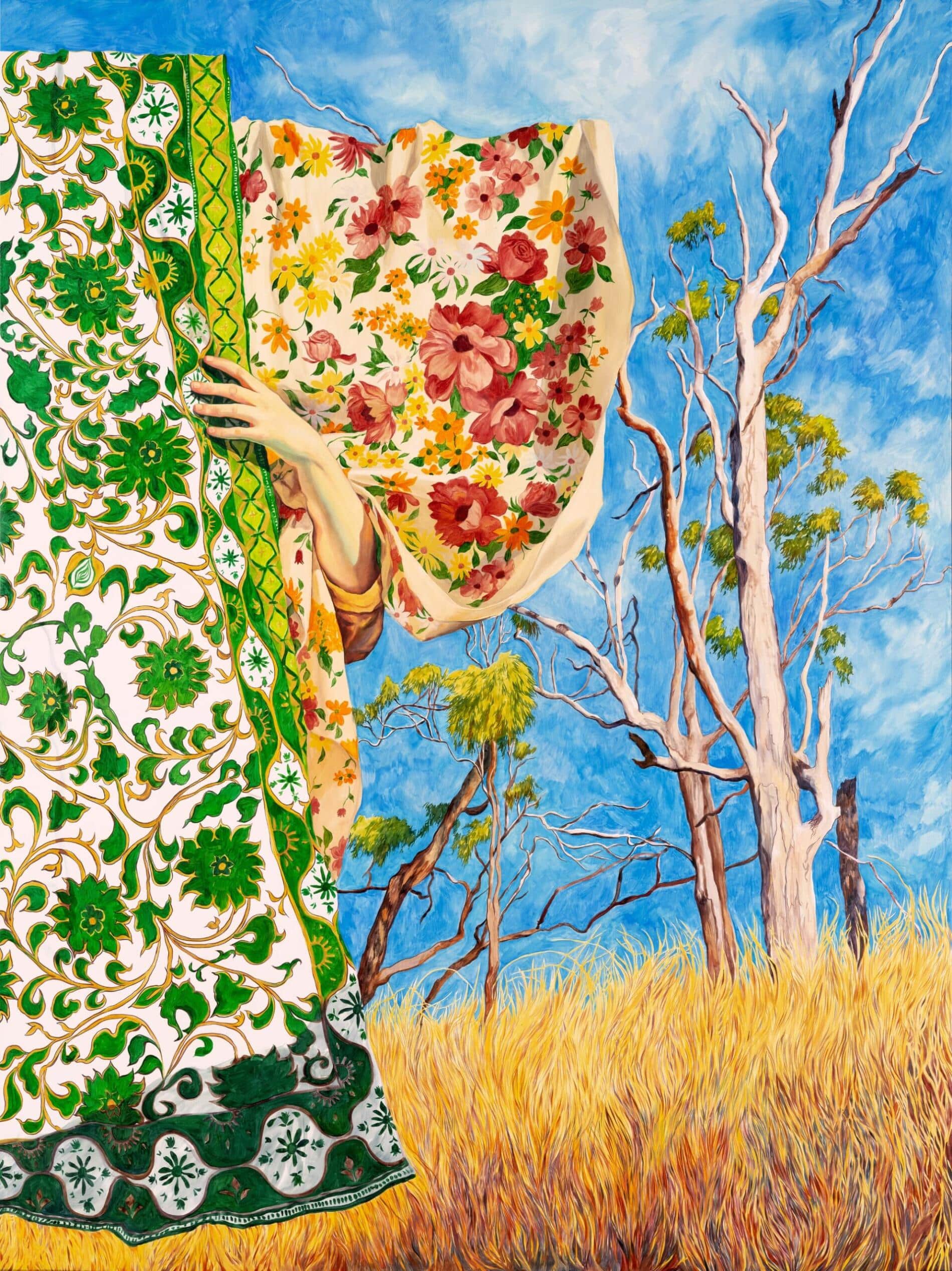 Monica Rohan oleos late hillside