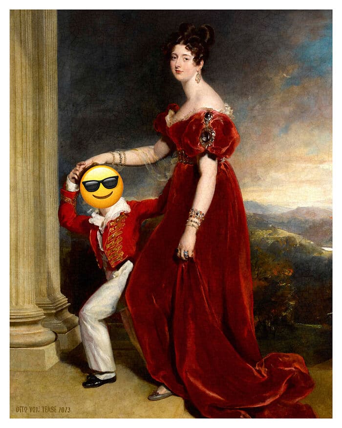 Dito Von Tease emoji paints cool