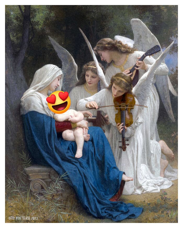 Dito Von Tease emoji paints identidad