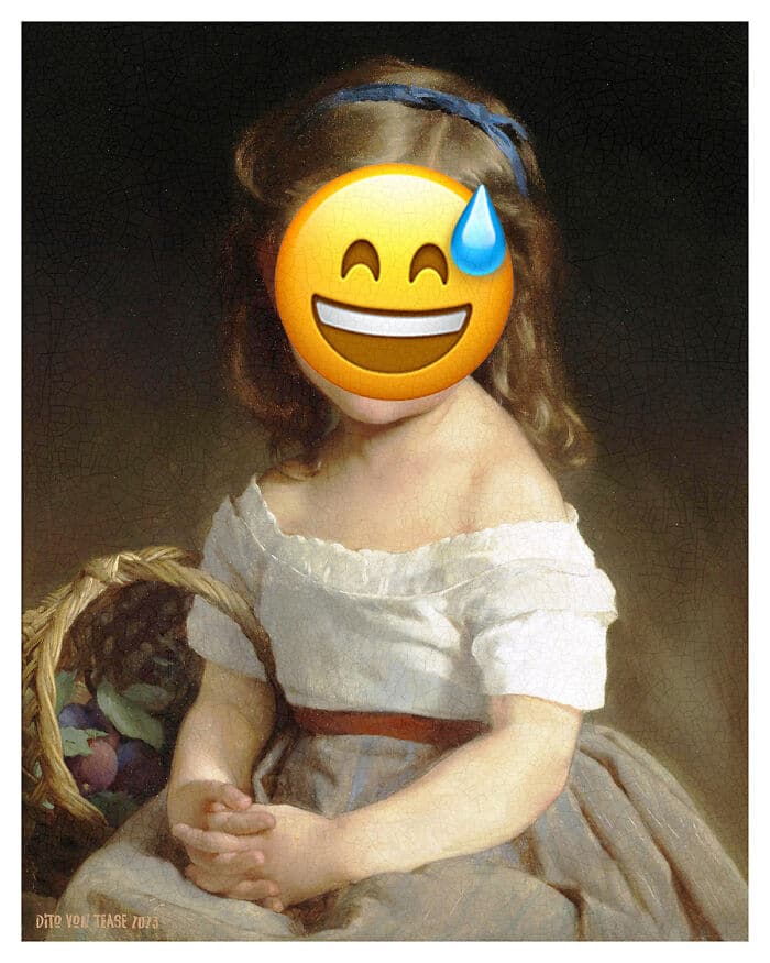 Dito Von Tease emoji paints kids