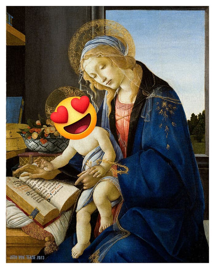 Dito Von Tease emoji paints privacidad