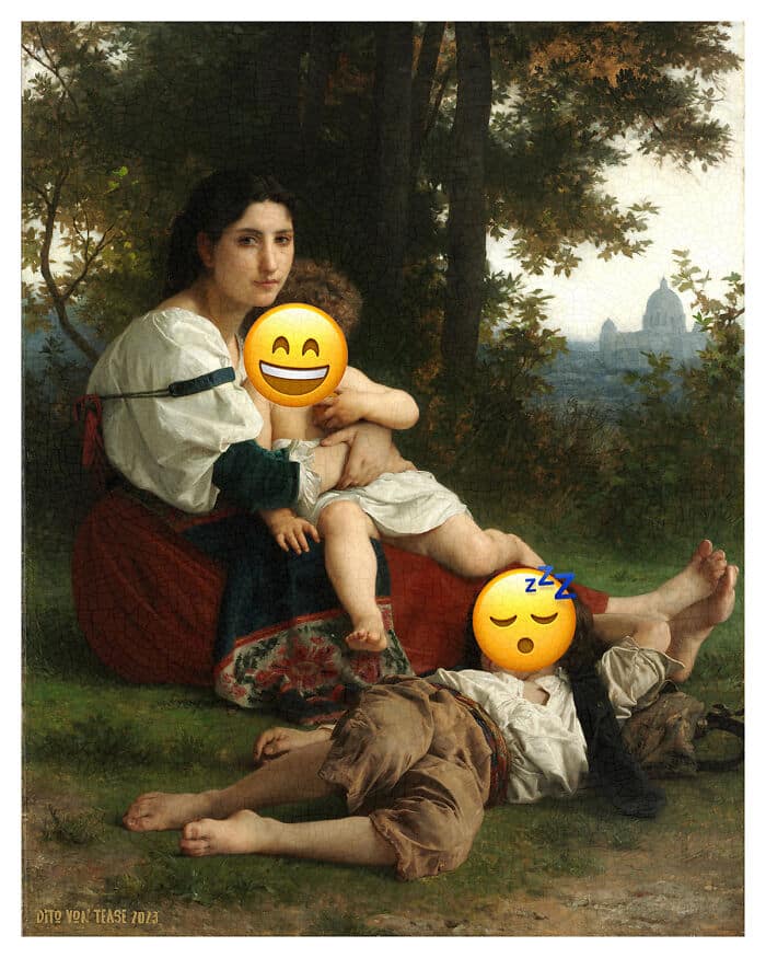 Dito Von Tease emoji paints