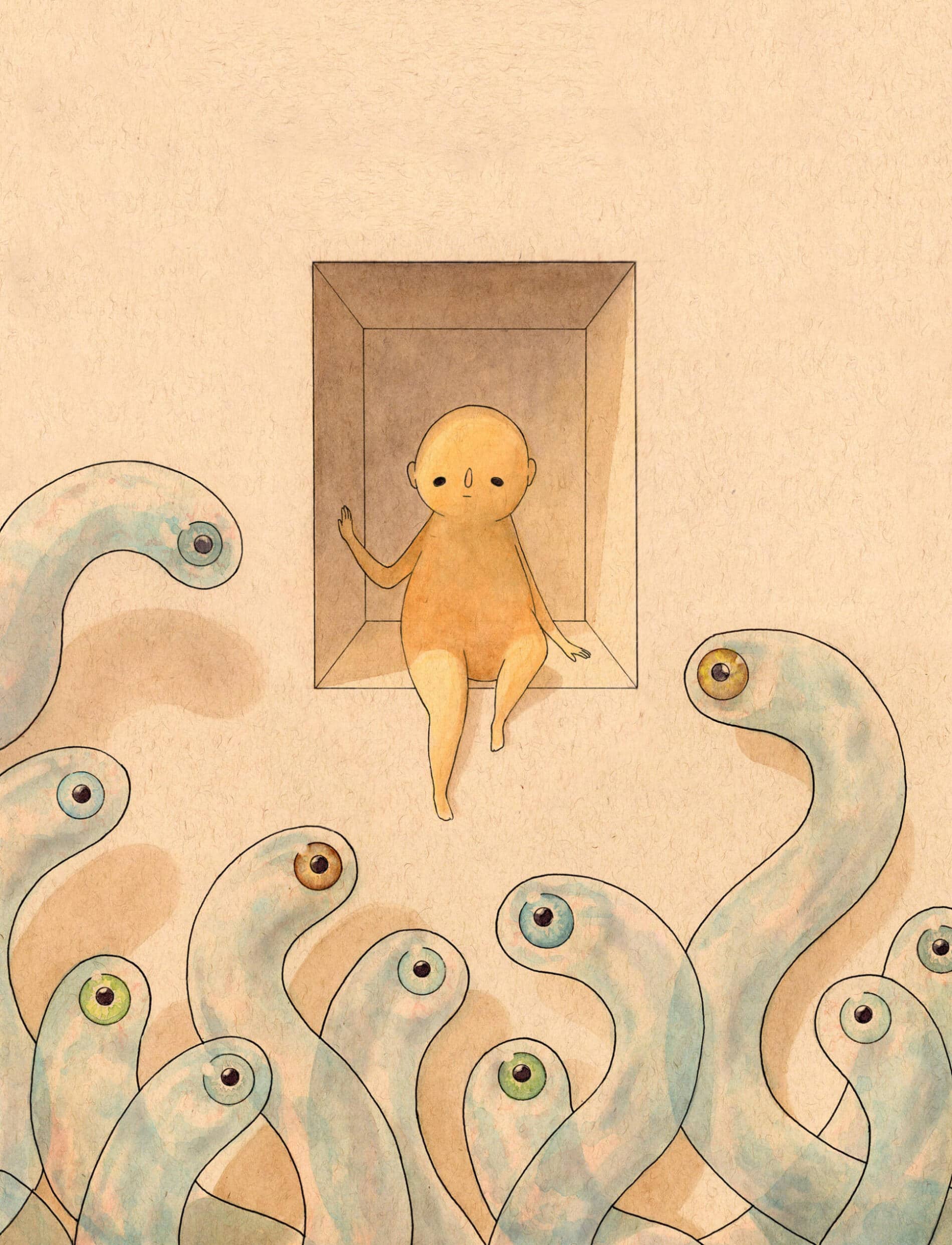 Felicia Chiao ilustraciones ojos