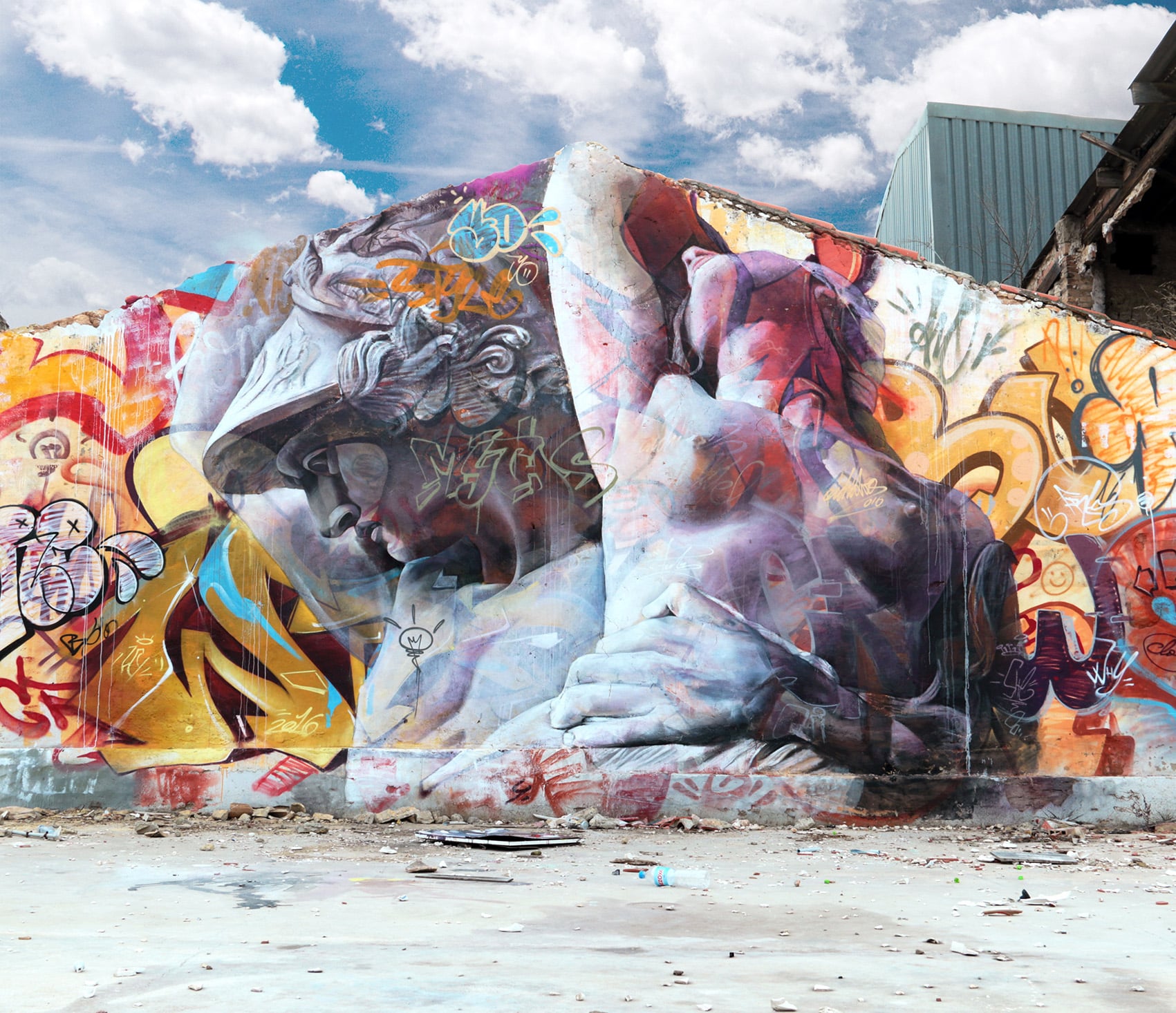 PichiAvo murales mitologia griega y romana çç