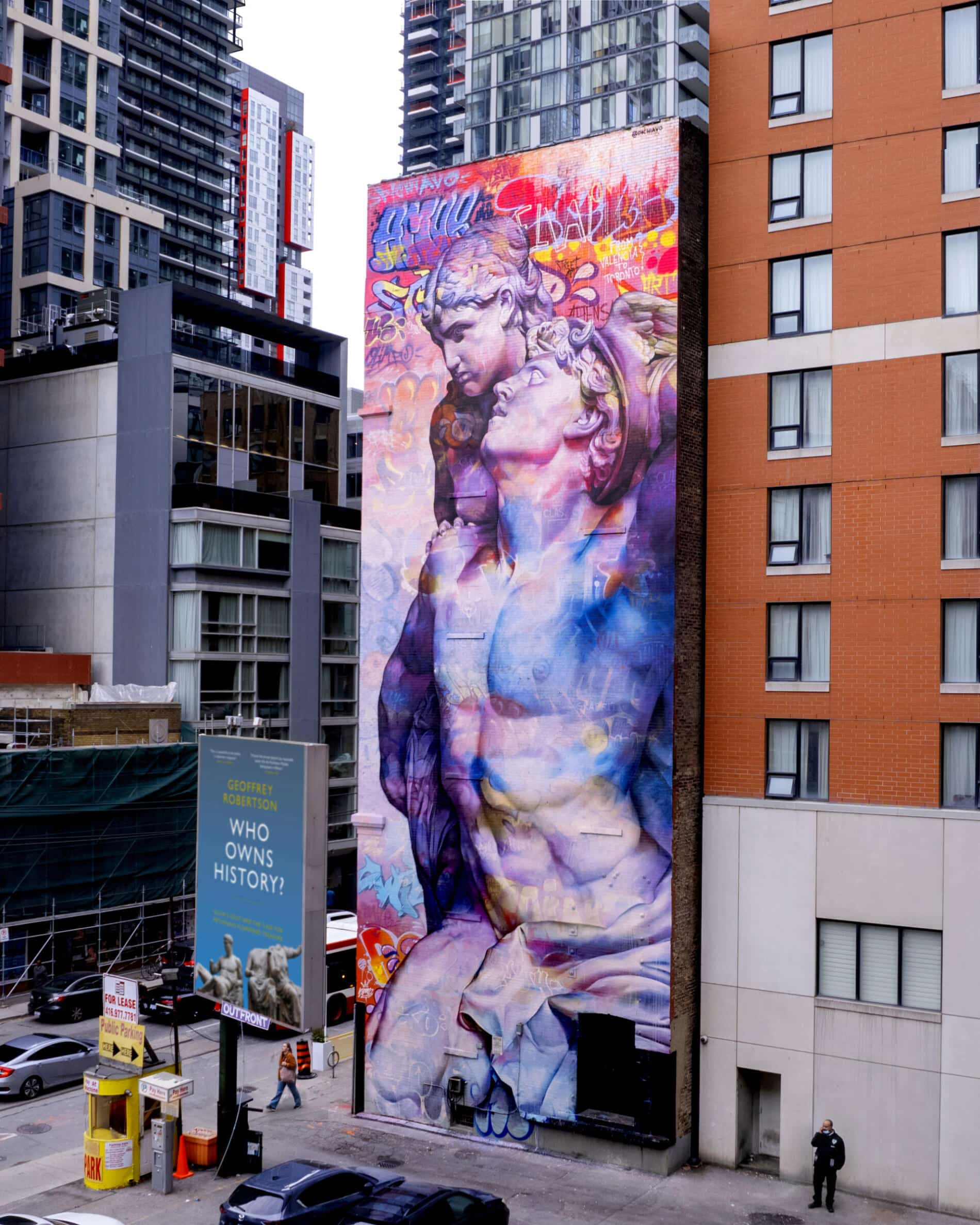PichiAvo murales mitologia griega y romana
