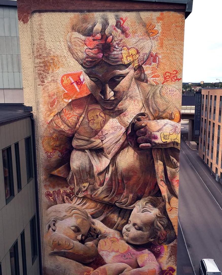 PichiAvo murales mitologia