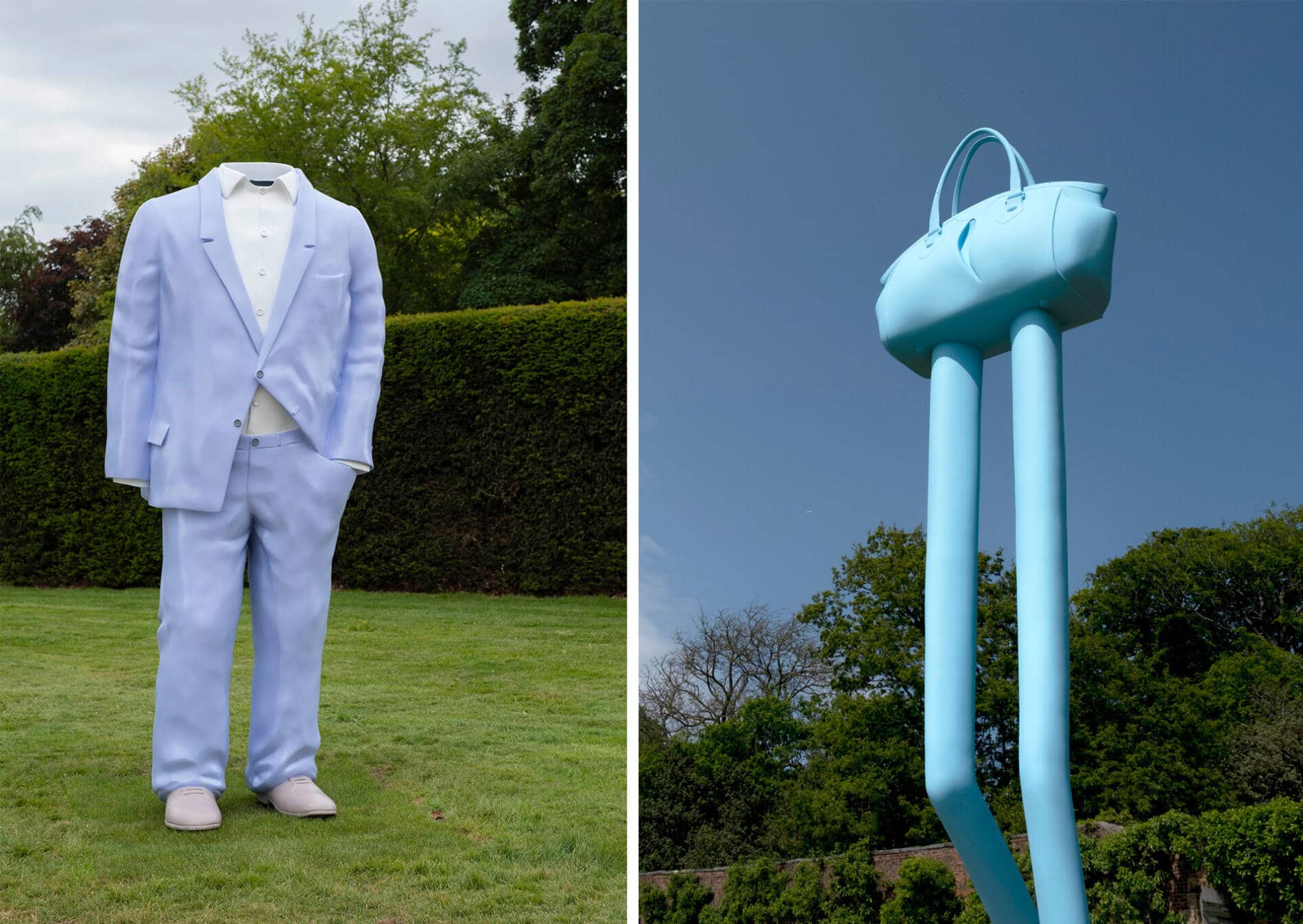 Erwin Wurm big suit 2 y step big