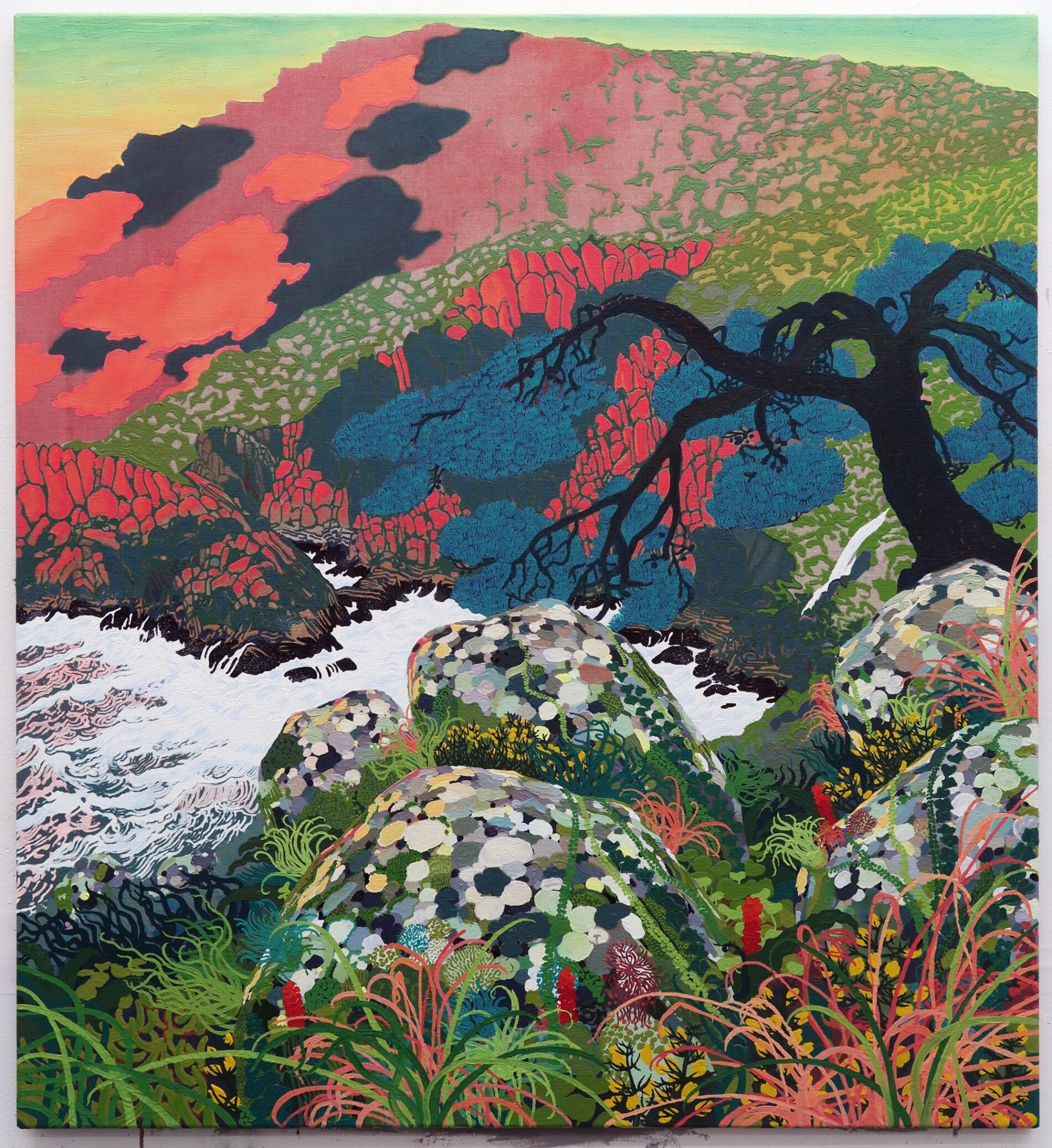 Max Naylor paisajes oleo devils cauldron